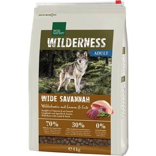 REAL NATURE Adult Wilderness Wide Savannah vildsvin & lam 4kg