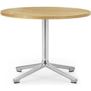 Normann Copenhagen - Lunar Coffee Table H45 x Ø60 cm - Alu/Oak