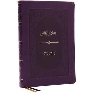 KJV Holy Bible: Giant Print Thinline Bible, Purple Leathersoft, Red Letter, Comfort Print: King James Version (Vintage Series)