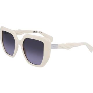 Liu Jo Kvinde LJ788S 101 Solbriller Bio-injekt Hvid Grå Firkantet Normal Skygge