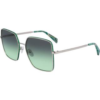 Liu Jo Kvinde LJ158S 040 Solbriller Metal Sølv Grøn Firkantet Normal Skygge