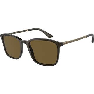 Giorgio Armani AR8197 503073 55 Solbriller Mænd Grøn - Transparent Olive Green - 55mm