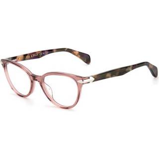 Rag & Bone RNB3040 YH0 49 Briller Kvinder Rød - Transparent Light Red - 49mm