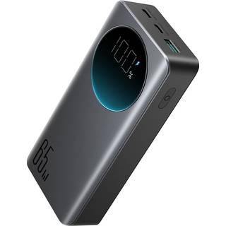 Joyroom 20000mAh Hurtigopladning Powerbank LED-skærm 65W PD QC til telefon og bærbar - sort