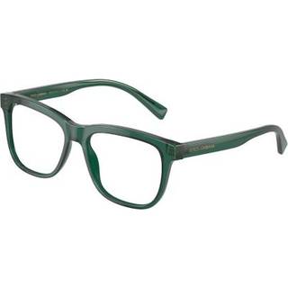 Dolce & Gabbana Børn DX3356 3008 Optiske stel Acetat Grøn Transparent Firkantet Normal - Grøn