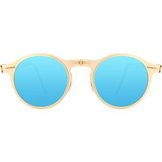 ROAV Galaxy 1003 Balto Folding Guld Polarized 14.63 51 Solbriller Mænd Guld - Brush Gold - 51mm