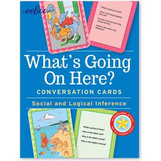 Eeboo: Hvad sker der her? Samtale flashcards udvikler empati gennem venlige illustrationer af sociale situationer udvikler social og følelsesmæss