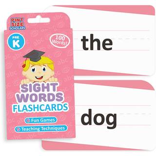 Forskere af pint -størrelse 100 ordforråd flashkort til synord - 6 læringsspil pr. Dæk til børnehave og elementær tidlig læring - førskole