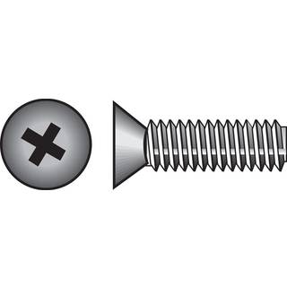 Hillman 101079 10-24x1 PH FH Mach Skrue 1 tommer zink