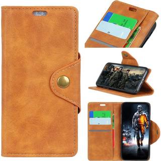 Nokia 5.1 mobiletui i kunstlæder med pung - Brun