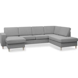 Panama | Lysegrå Stof | U-sofa