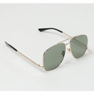 SAINT LAURENT Kvinde SL 653 LEON 003 Solbriller Metal Guld Grøn Pilot Normal