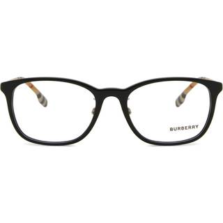 Burberry Kvinde BE2371D 3853 Optiske stel Acetat Sort Transparent Firkantet Normal