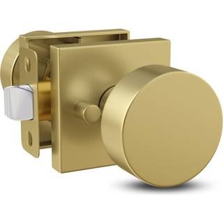 Mega Håndtag - Suana Privacy I Dørknap til gangen skab og badeværelse I reversibelt kraftigt design I passer til alle standarddørstørrelser I skr