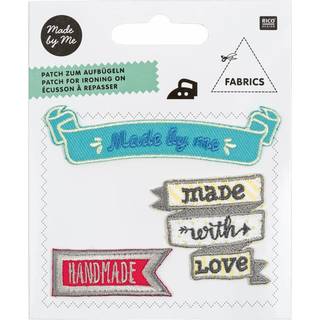 Patches Etikett zum Aufbügeln - Grün, Gelb