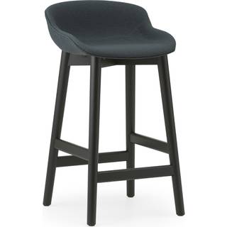 Normann Copenhagen Hyg Barstol 65 Cm / Sort Egetræ - Barstole Uld Mørkegrå - 604446