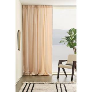 SAVANNAH fløjlsgardin 1 længde - Beige