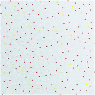 Stoff mint Konfetti neon-silber 140cm - Grün