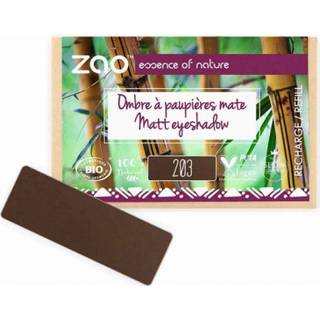 ZAO øjenskygge nr. 203 - Dark Brown, Mat