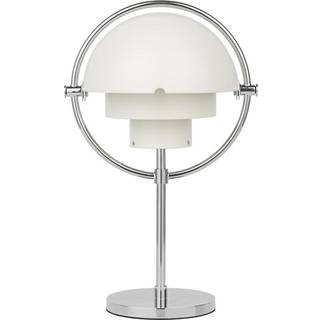 Gubi Multi-Lite Transportabel Lampe Krom/Mat Hvid