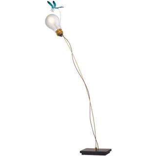 Ingo Maurer I Ricchi Poveri Bzzzz Bordlampe - Bordlamper Messing Blå - 1910700