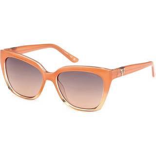 Guess Kvinde GU7878 44F Solbriller Plast Orange Brun Firkantet Normal Skygge