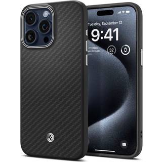 Spigen Enzo Aramid - matte black - iPhone 15 Pro Max