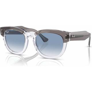 Ray-Ban RB0298SF Mega Hawkeye Asian Fit 13553F 53 Solbriller Mænd Grå - Transparent Grey on Transparent - 53mm