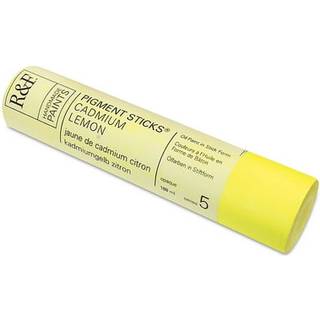 R&F Håndlavede maling - Professionel oliepigmentpind Cadmium Lemon 188 ml