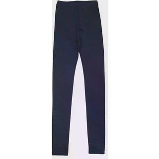 Leggings i navyblå brushed uld