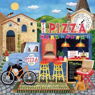 CEACO - Madbiler - Pips Pizza Truck - 500 stykker Jigsaw Puzzle