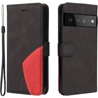 Bi-Color Series Google Pixel 6 Etui med Pung - Sort