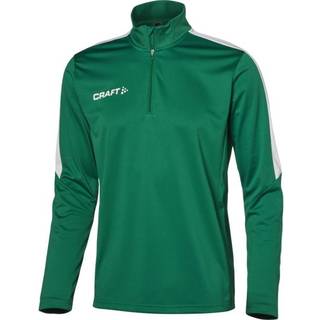 Craft - Progress Halfzip LS Tee JR - Team Green 146/152