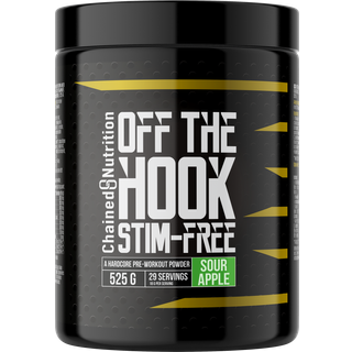 Chained Nutrition Off The Hook Stim Free, 525 g (Sour Apple)