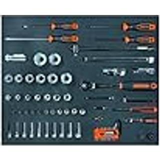 Skumindlæg Fit&Go 1/4+1/2" skruetr.-/topsæt 77dele