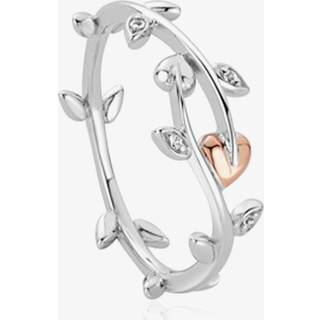 Tree of Life® Sterling Silver Vine Ring with Topaz