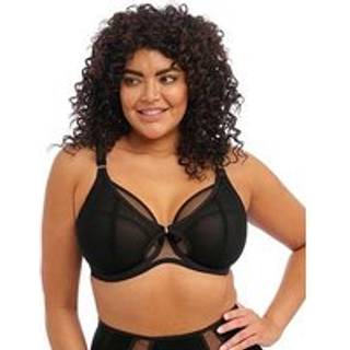 Elomi Kintai Underwire Plunge Bra - Black - J 90
