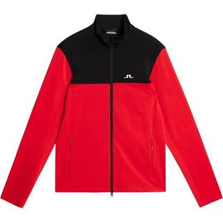 J.Lindeberg Men's Banks Mid Layer Fiery Red, L