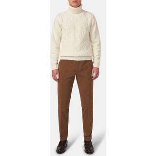 Oscar Jacobson - Slim Fit Bukser Børstet Twill - størrelse 46 - Herre