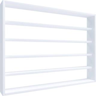 Esaldi hylder, reoler køkken 80 cm 5 hylder hvid.