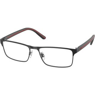 Polo Ralph Lauren Mand PH1207 9160 Optiske stel Metal Sort Transparent Firkantet Normal