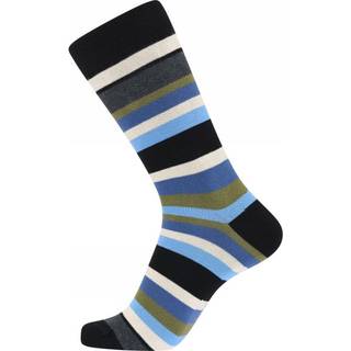 JBS Patterned Cotton Socks - Lt blue w Grey - Str 40/47