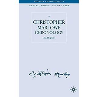 A Christopher Marlowe Chronology