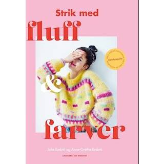 Strik med fluff og farver