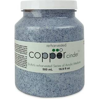 Tri-Art Reharvested Copper Cinder 250 ml, medium for struktur, indeholder partikler af kobber