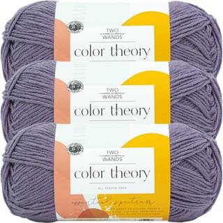 (3 Pack) Lion Brand Yarn To af tryllestav: Farveteori Yarn Amethyst