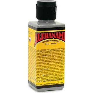 Alpha 6 Alphanamel - Alpha Gray - Emalje Maling til Pinstriping Sign Painting Lettering Fine Art 36 farver Flere størrelser 5 oz