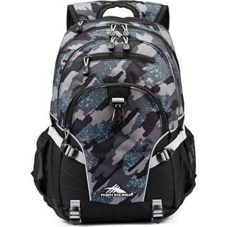 High Sierra Loop-Backpack School Travel eller Work Bookbag med tablet-?rme graffiti/sort/aske En st?rrelse
