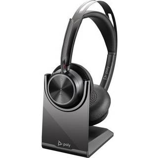 Poly Voyager Focus 2 USB-C Headset with charge stand