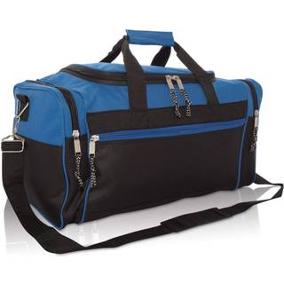 Dalix 21 Blank Sports Duffle Bag Gym Bag Travel Duffel med justerbar rem i kongebl?